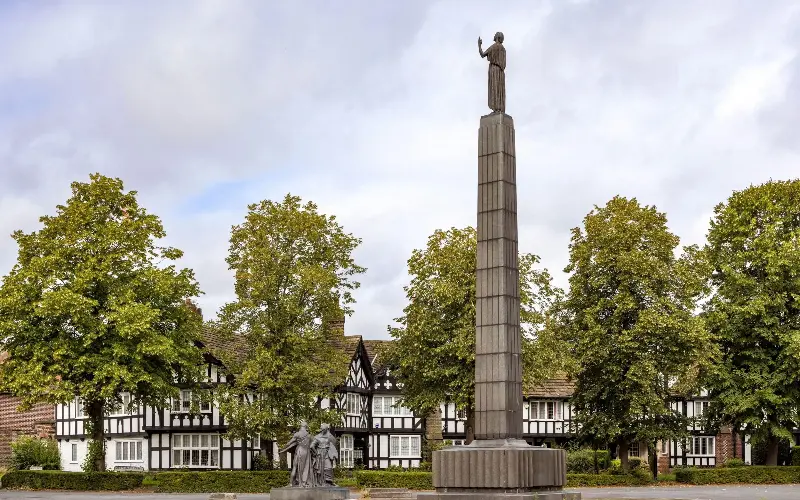 Port Sunlight on the Wirral was built by Lever Brothers to house soap-factory workers - Jim Monk/ Alamy
