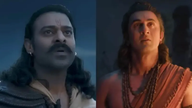 Prabhas in Adipurush and Ranbir Kapoor in Ramayana.