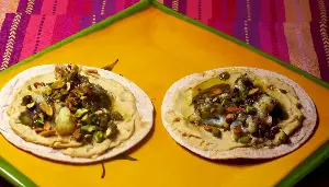 Quick Fix: Cauliflower Pistachio Chimichurri Tacos