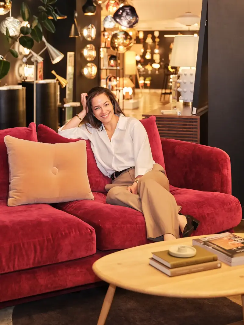 With a 100cm depth, the Rafi feels generous. I’m on the shorter side, so I naturally end up curling my legs up on it, which honestly suits this sofa perfectly.Victoria Erdelevskaya
