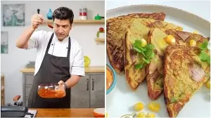 Looking for a guilt-free evening snack? Try chef Kunal Kapur's recipe for corn toastie that skips refined ingredients