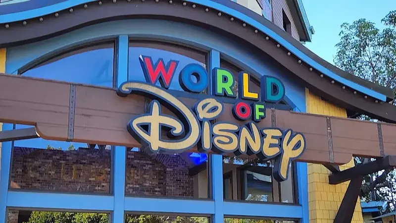 world of disney sign