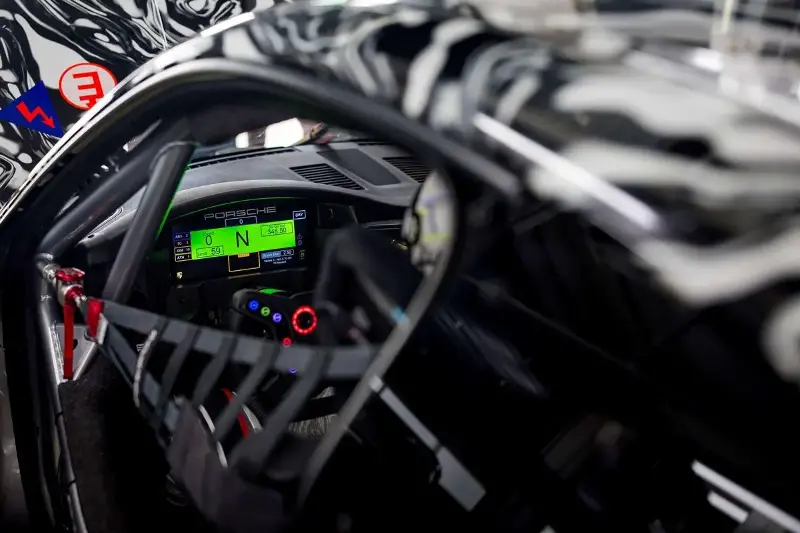 Interior del Porsche 911 GT3 Cup