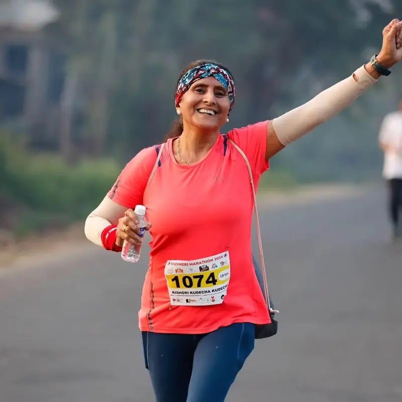 Kishori Kudecha says fitness is now a way of life for her. 