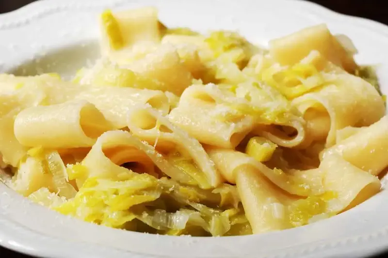 paccheri ai porri