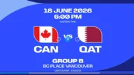 Live stream link for Canada vs Qatar (Group B, World Cup 2026)