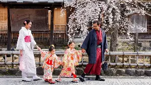 Cherry blossom season in Japan