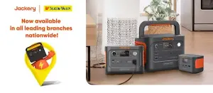 Jackery portable power solutions are now available at Silicon Valley stores