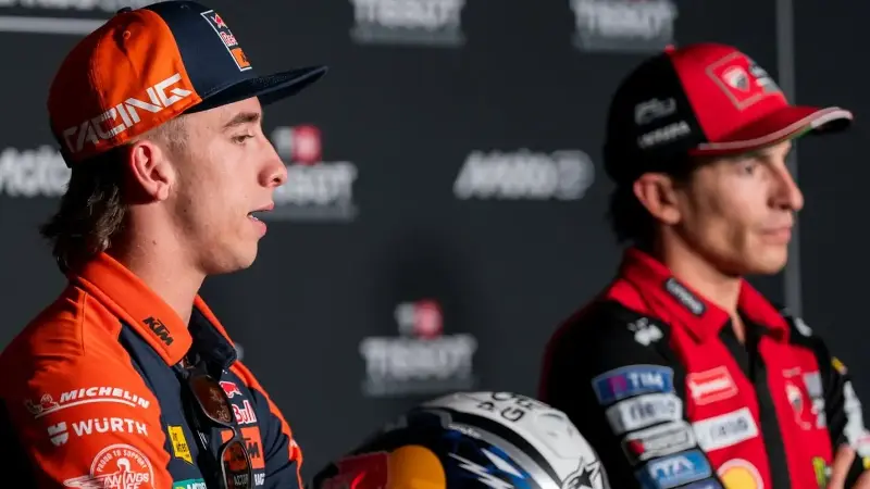 Acosta no busca cenar con Márquez, busca otra cosa: «La rivalidad se forja cuando se está luchando por un campeonato»