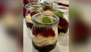Quick and easy parfait to make at home
