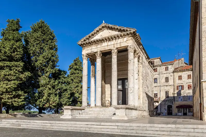 Don’t miss the Temple of Augustus at the heart of Pula’s Forum - iStockphoto/GarySandyWales