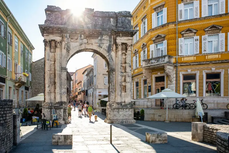 Pula’s Roman heritage is evident across much of the modern city - Westend61