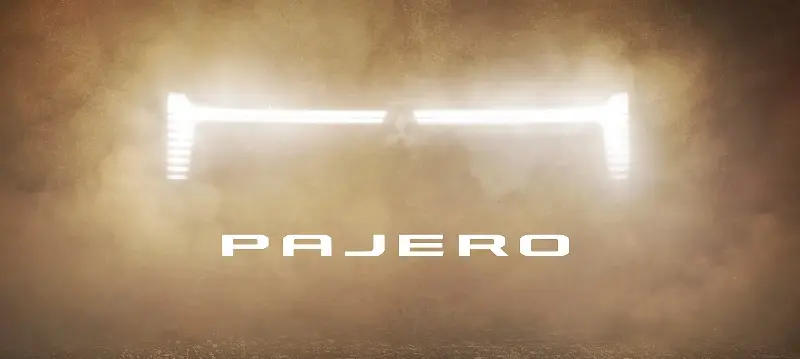 Mitsubishi Pajero teaser