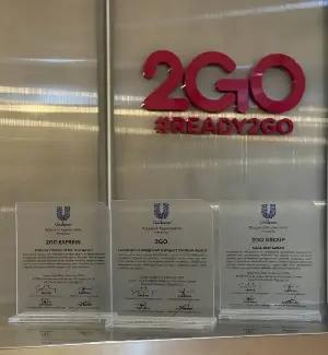 2GO recognized by Unilever for transport