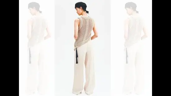 Crochet shirts work best when the yarn isn’t itchy. (H&M)