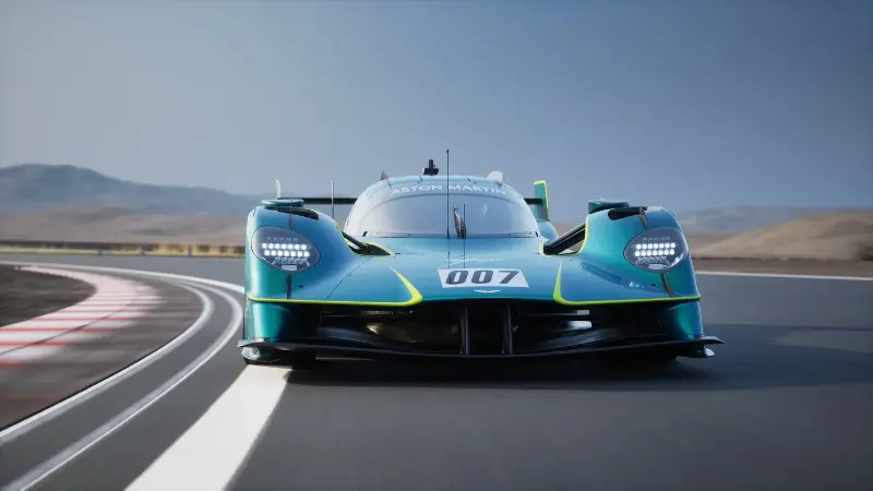 The Aston Martin Valkyrie LM is lifted directly from the race-spec Hypercar 12 Aston Martin Valkyrie LM