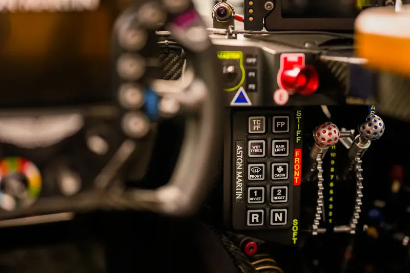The Aston Martin Valkyrie LM is lifted directly from the race-spec Hypercar 7 Aston Martin Valkyrie LM