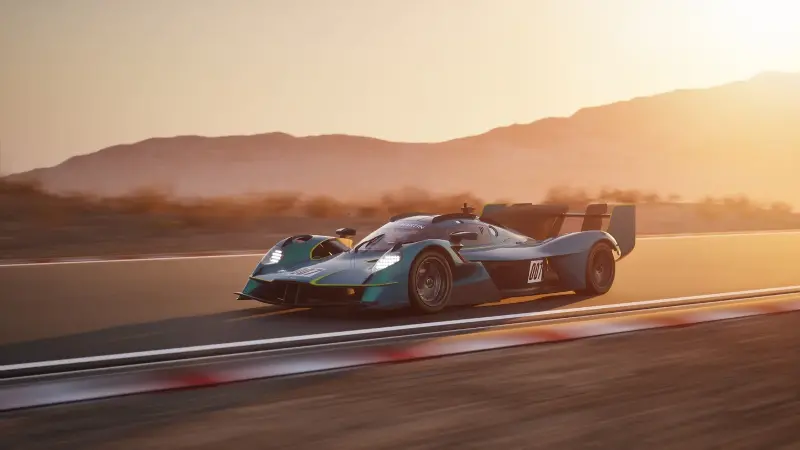 The Aston Martin Valkyrie LM is lifted directly from the race-spec Hypercar 10 Aston Martin Valkyrie LM