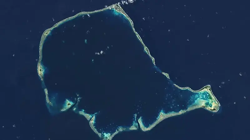 Satellite Imagery Of Funafuti Island