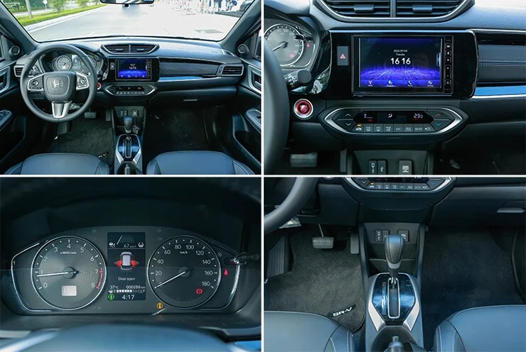 Interior space of the Honda BR-V 2026