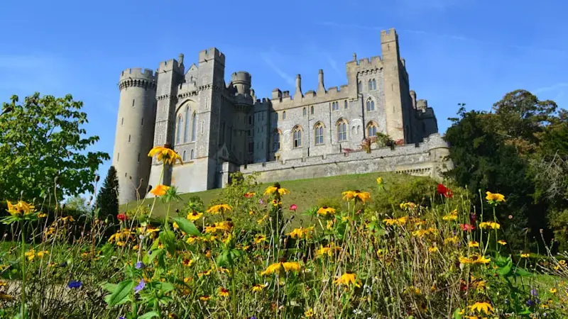 Arundel Castle in the springtime. 