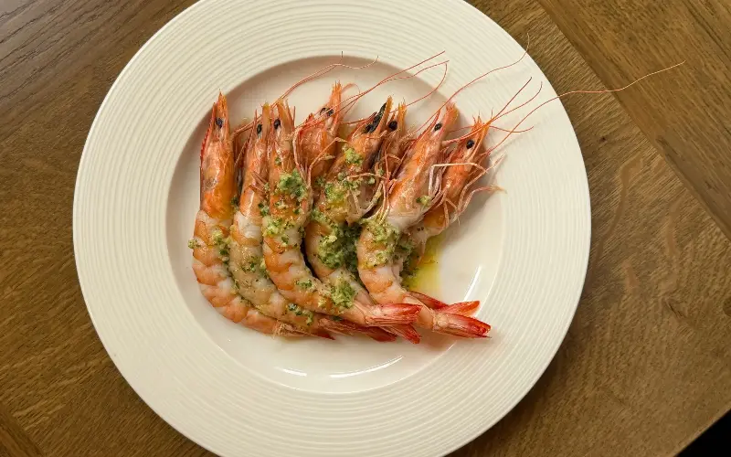 To Sitwell’s disappointment, the prawns were already peeled when they arrived