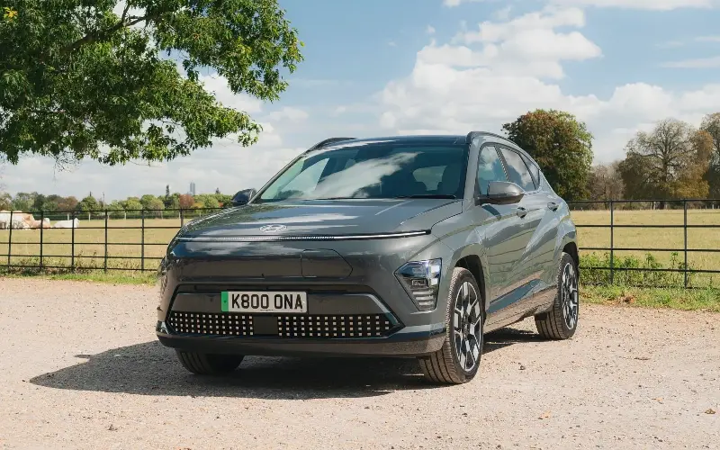 The Hyundai Kona Electric has a long driving range and a button-heavy interior for the touchscreen-averse - Luc Lacey