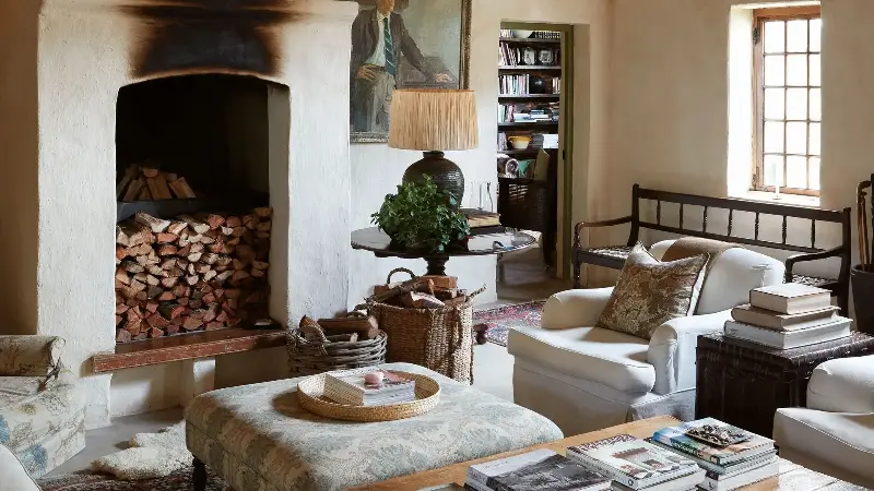 Gregory filled this old farmhouse with English and South African antiques, creating a home that has unexpected details in every corner.  (Image credit: Gregory Mellor)