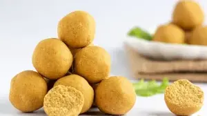Healthy Sattu Laddoo With Nuts And Natural Sweetness For Protein Rich Summer Snack Preparation