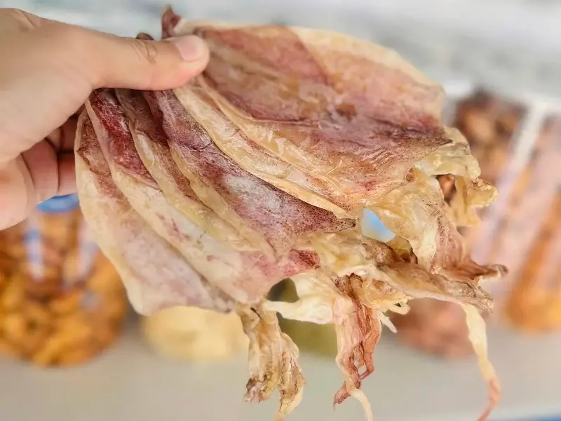 Dried squid specialty