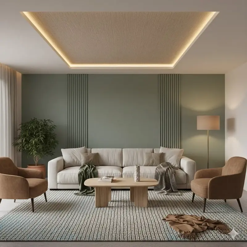 Incorporate muted colours into your space. 