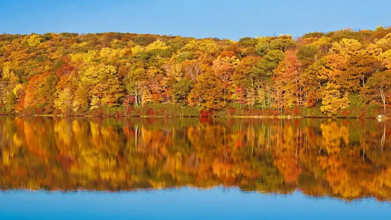 Bear Mountain State Park in autumn
