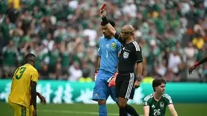 Who is Wilton Sampaio? Referee who issued three red cards in the FIFA World Cup opener between Mexico and South Africa