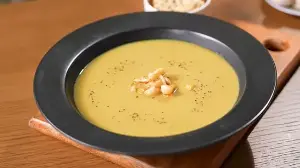Chef Sanjeev Kapoor shares warm and comforting mushroom and turmeric soup recipe: See step-by-step preparation