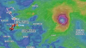 How did Typhoon Champi, with its extremely strong intensity, affect our country?