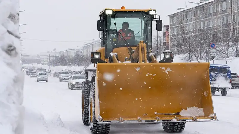 A snow plow