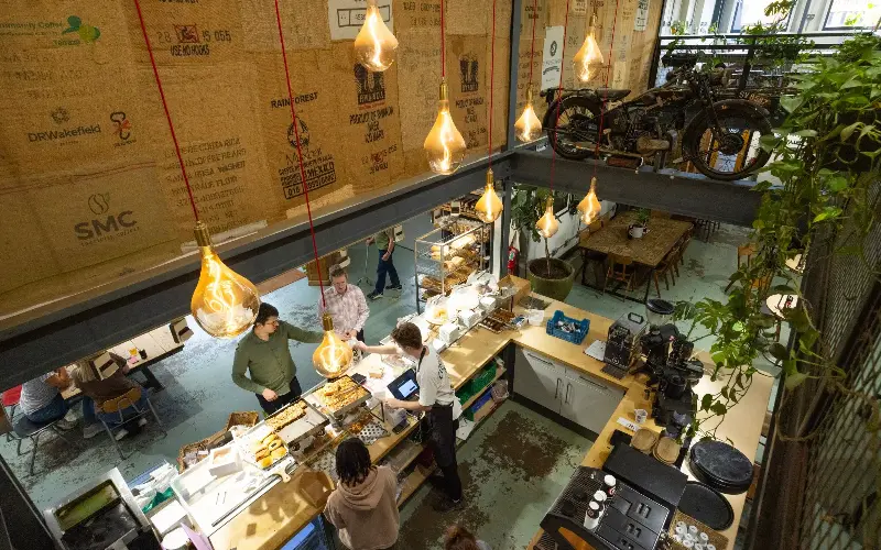 Beyond coffee, Hot Numbers serves loaves, pastries and cakes - Geoff Pugh for The Telegraph