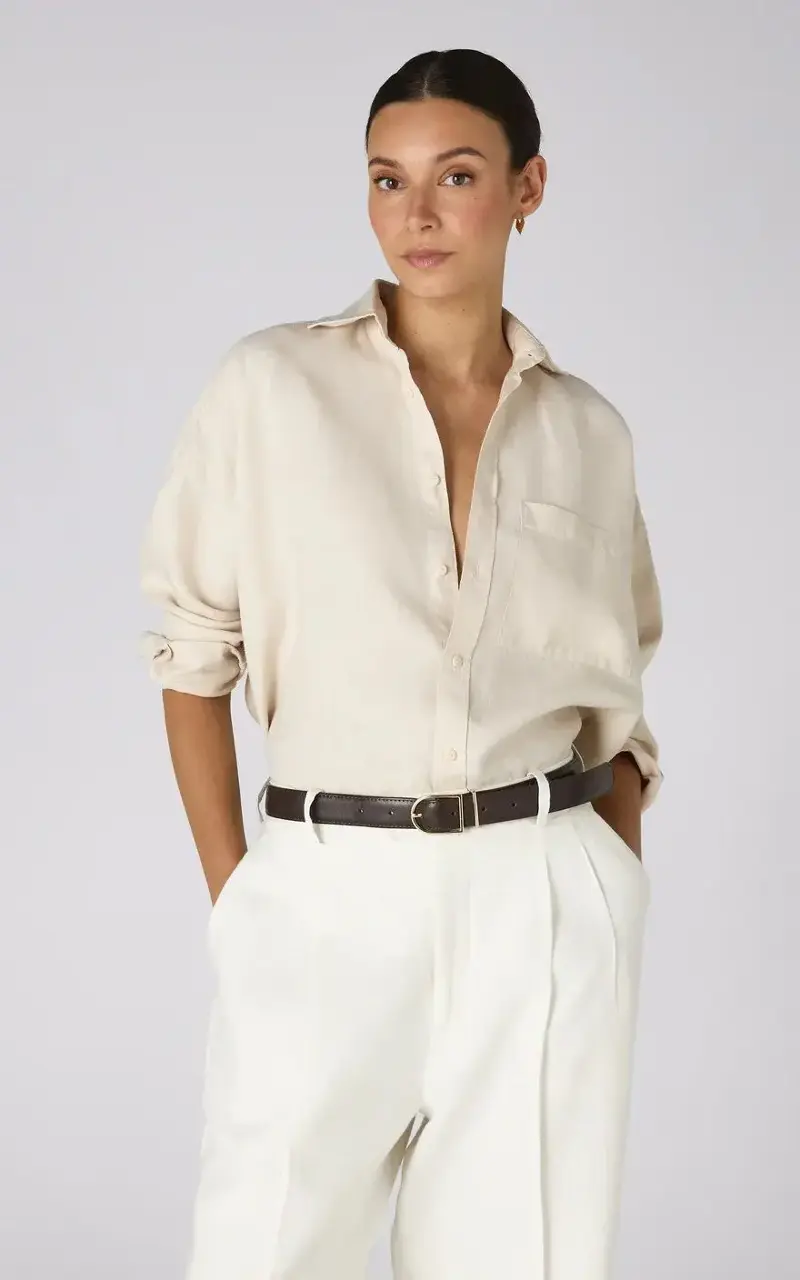 Hemp shirt, £130, With Nothing Underneath