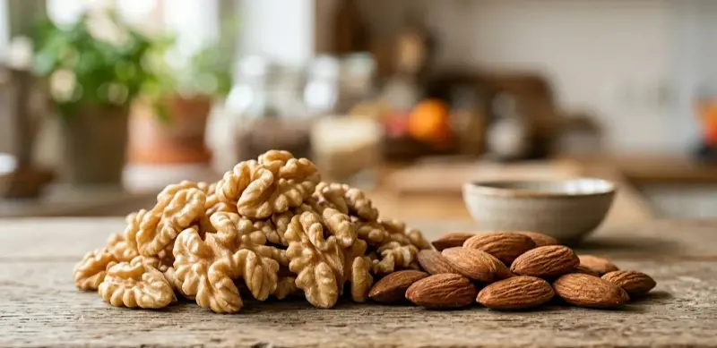 Các loại hạt óc chó và hạnh nhân: Loại nào tốt hơn cho huyết áp và cholesterol?- Ảnh 1.