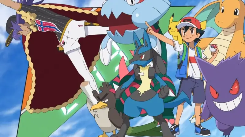 Anime de Pokemon Equipo Ash Viajes