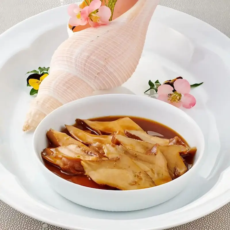 Sliced conch with Chiu Chow pickles. (Photos courtesy of Amazing Chinese Cuisine)