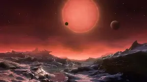 An Earth-like planet, 25 light-years away from us.