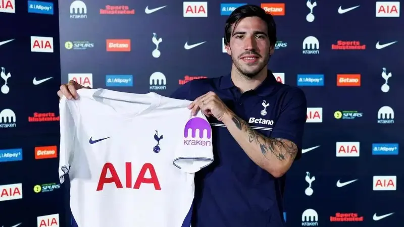 Tonali became the most expensive signing in Tottenham's history. Photo: Skysports