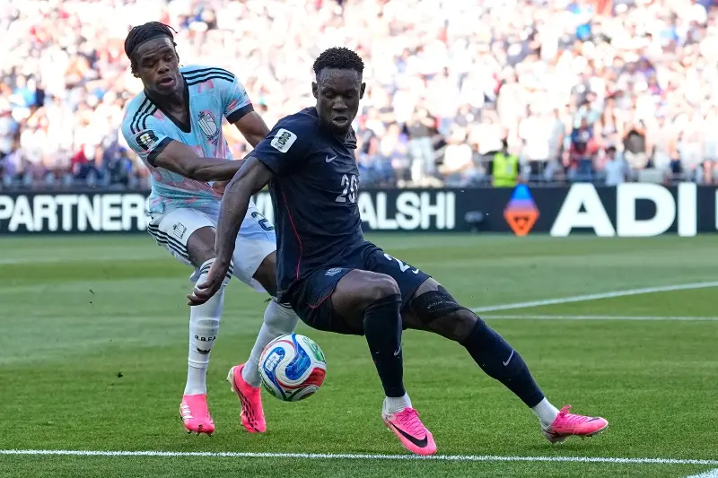 Folarin Balogun (number 20) during the match against Belgium in the round of 16. Photo: AP