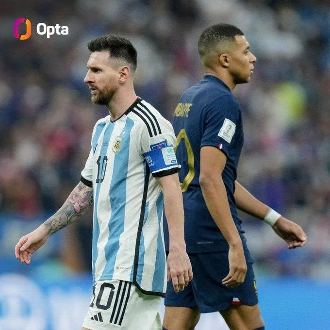 Mbappe will compete with Messi for the 2026 World Cup Golden Ball. Photo: Opta
