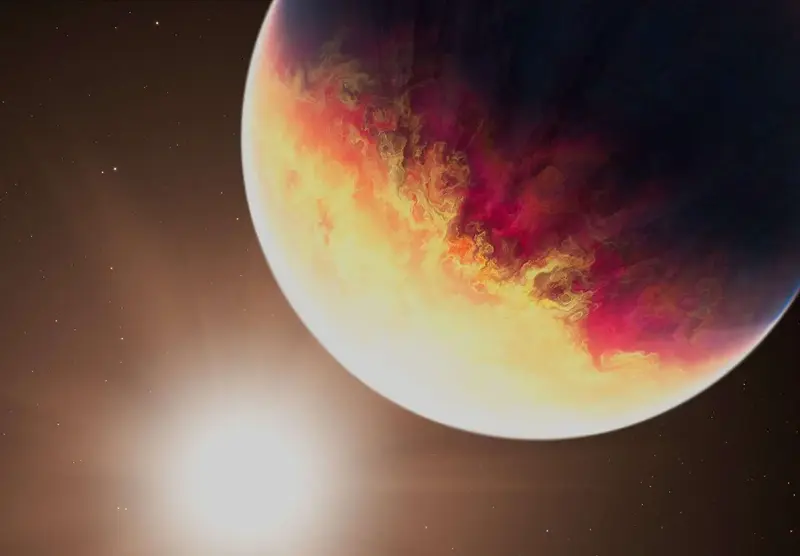 El planeta espejo que desafía a la ciencia: un mundo de lava con nubes imposibles
