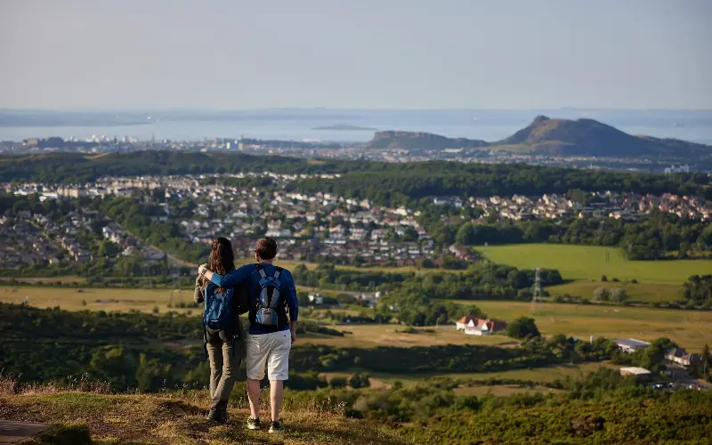 Allermuir Hill is 493m high – the highest of the major peaks in the rolling Pentland Hills - Forever Edinburgh