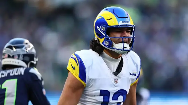 Los Angeles Rams wide receiver Puka Nacua