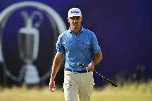Suber takes British Open lead as McIlroy faces cut battle