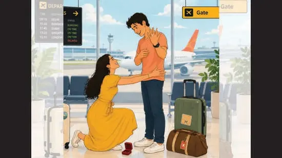 Today, many women refuse to perceive romantic gestures as solely a man’s responsibility. (ILLUSTRATION CREATED USING CHATGPT)